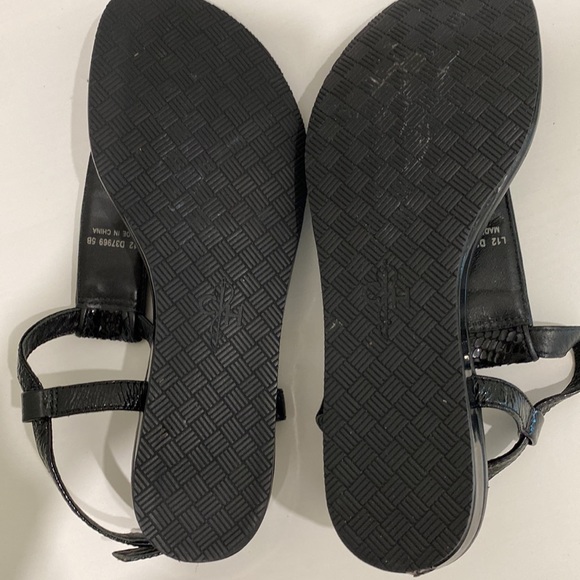 EUC Cole HAAN Black Leather Sandals | Size 5 - Picture 4 of 7